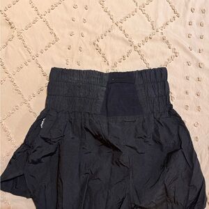FP Movement by Free People Black Ruched Shorts